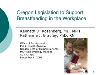 Oregon Legislation to Support Breastfeeding in the Workplace