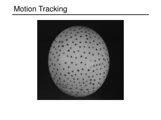 Motion Tracking