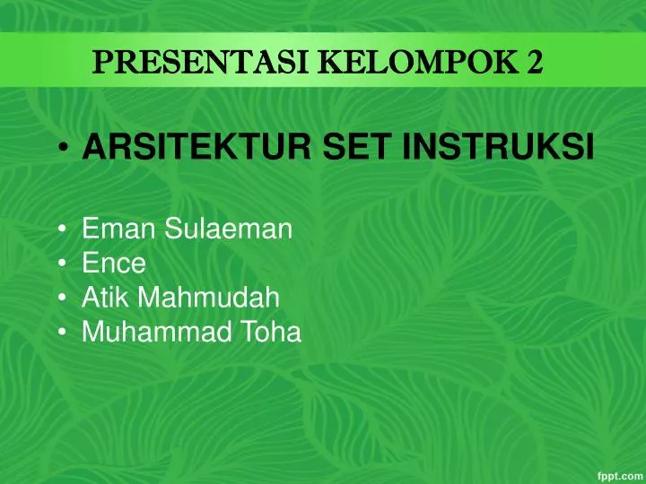 presentasi kelompok 2