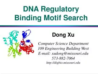 DNA Regulatory Binding Motif Search
