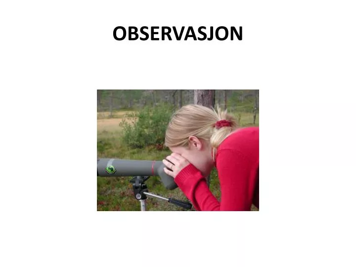 observasjon