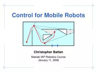 Control for Mobile Robots