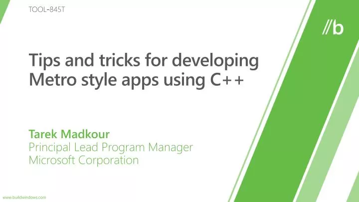 tips and tricks for developing metro style apps using c
