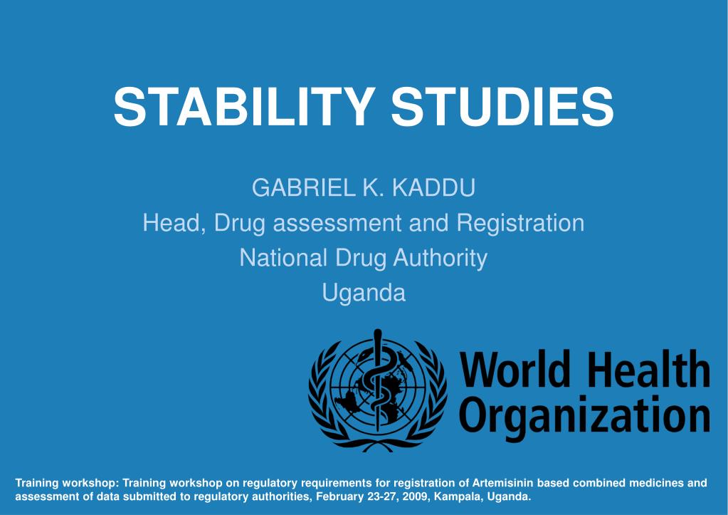 PPT - STABILITY STUDIES PowerPoint Presentation, free download - ID:217866