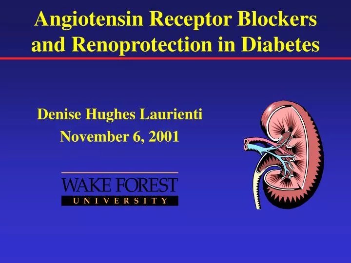 angiotensin receptor blockers and renoprotection in diabetes