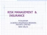 RISK MANAGEMENT & INSURANCE