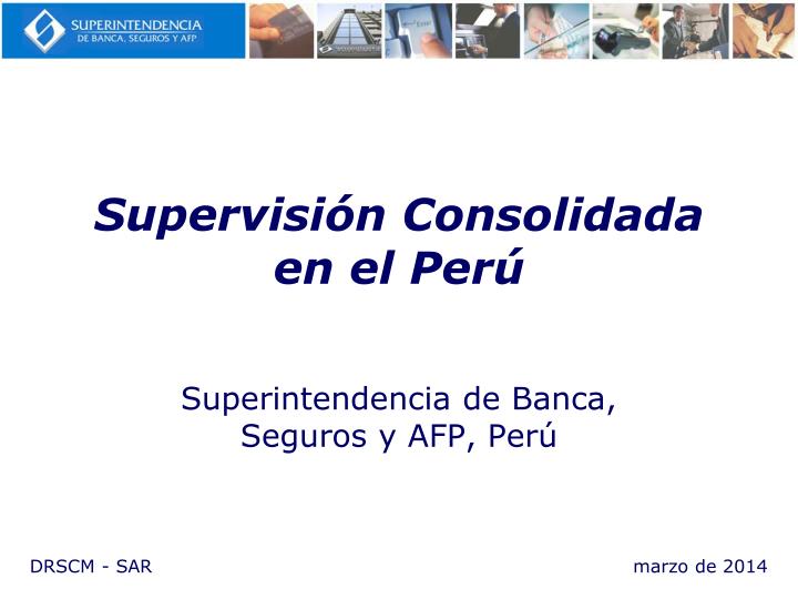 supervisi n consolidada en el per