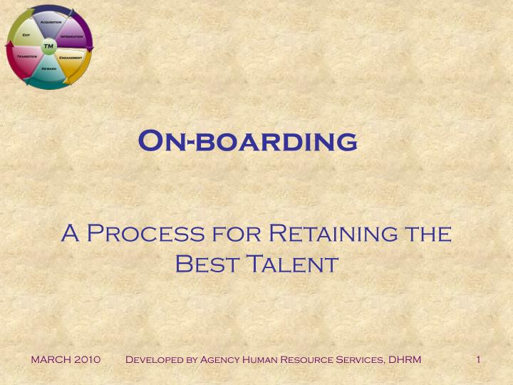 on boarding