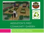 Middleton’s First Community Garden - slide 1