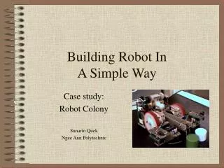 Building Robot In A Simple Way
