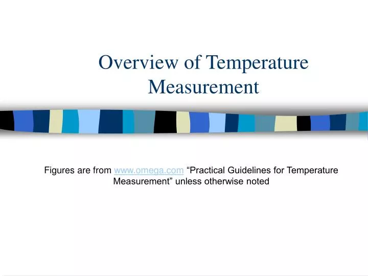 overview of temperature measurement