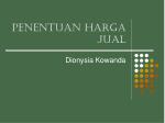 PENENTUAN HARGA JUAL - slide 1
