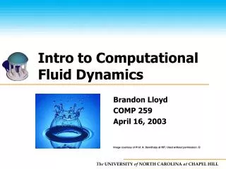 Intro to Computational Fluid Dynamics