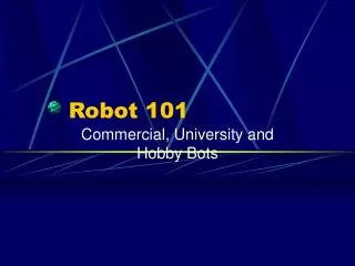 Robot 101