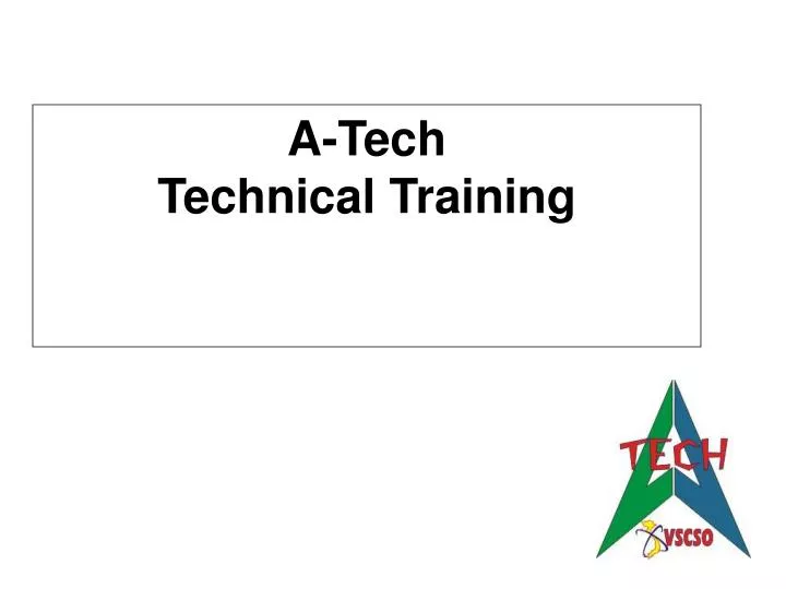 a tech technical training
