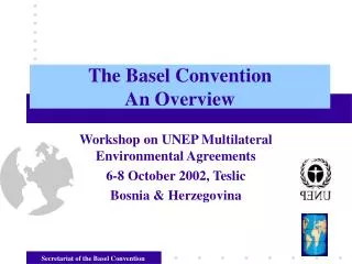 The Basel Convention An Overview