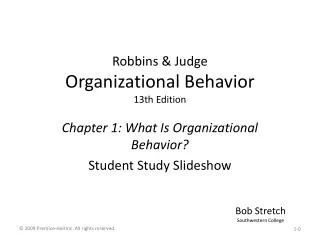Robbins &amp; Judge Organizational Behavior 13th Edition