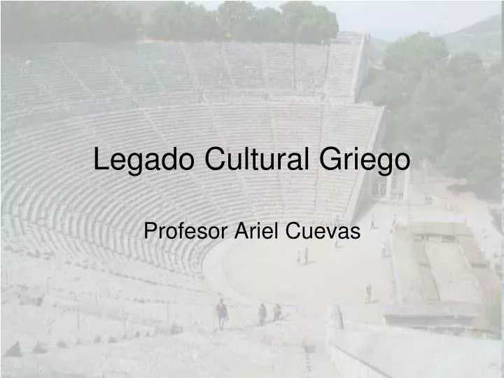 legado cultural griego