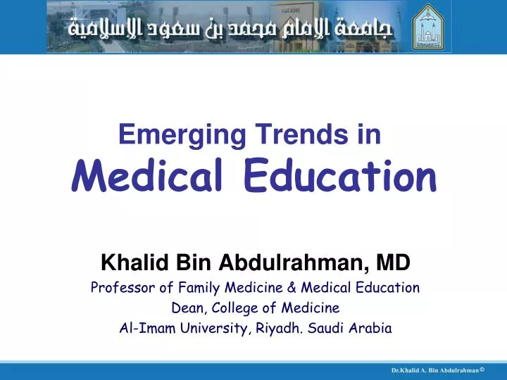 emerging trends in medical education