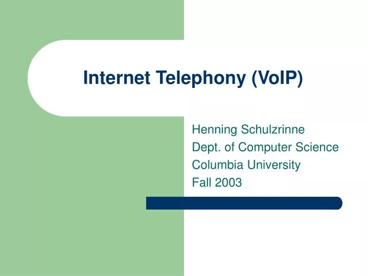 internet telephony voip