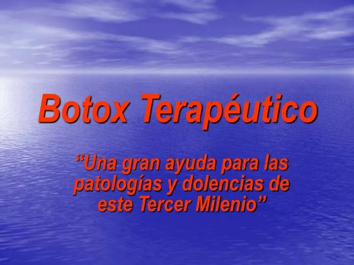 botox terap utico