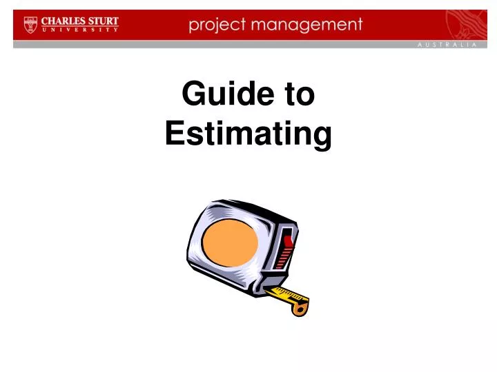 guide to estimating