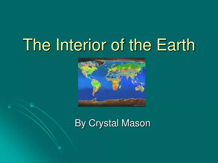 the interior of the earth