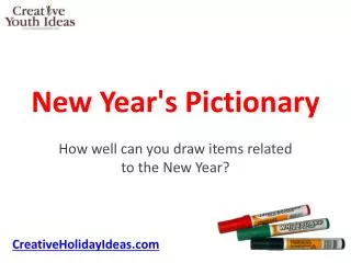 New Year's Pictionary