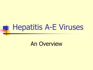 Hepatitis A-E Viruses