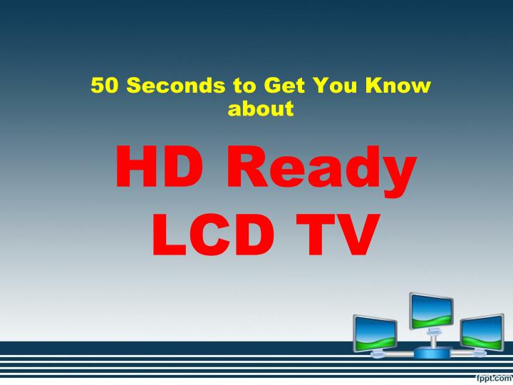 hd ready lcd tv