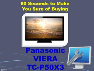 Panasonic VIERA TC-P50X3