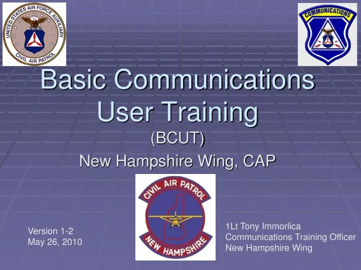 basic communications user training