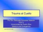 Trauma al Cuello - slide 1