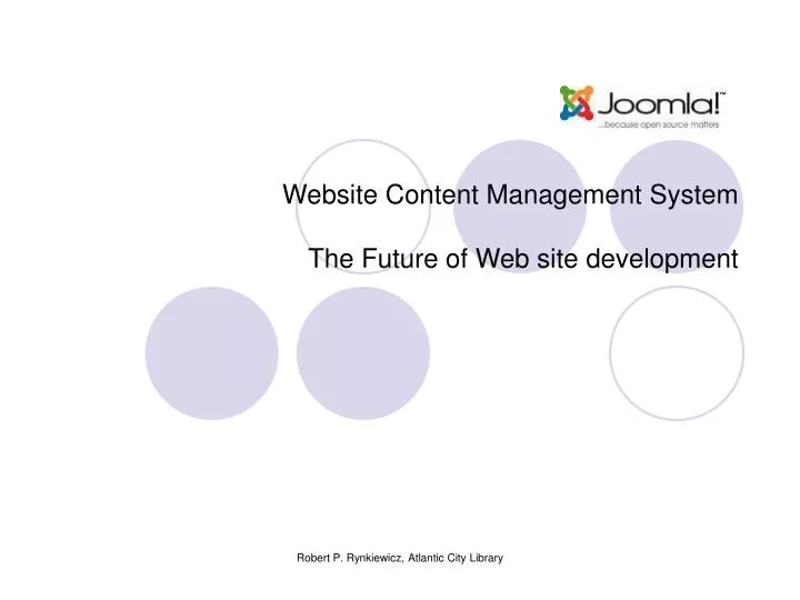 website content management system the future of web site development