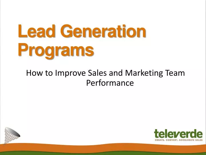 how to improve sales and marketing team performance