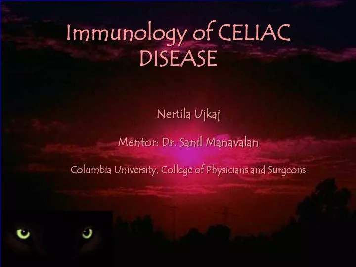 immunology of celiac disease