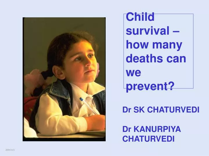 child survival how many deaths can we prevent