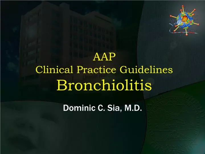 aap clinical practice guidelines bronchiolitis