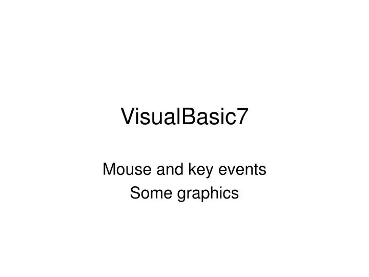 visualbasic7