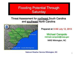 Flooding Potential Through Saturday