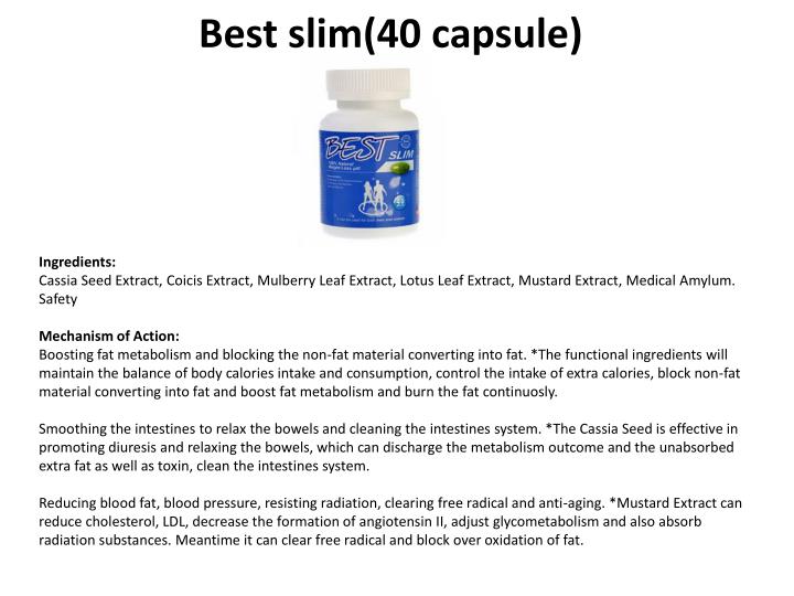 best slim 40 capsule