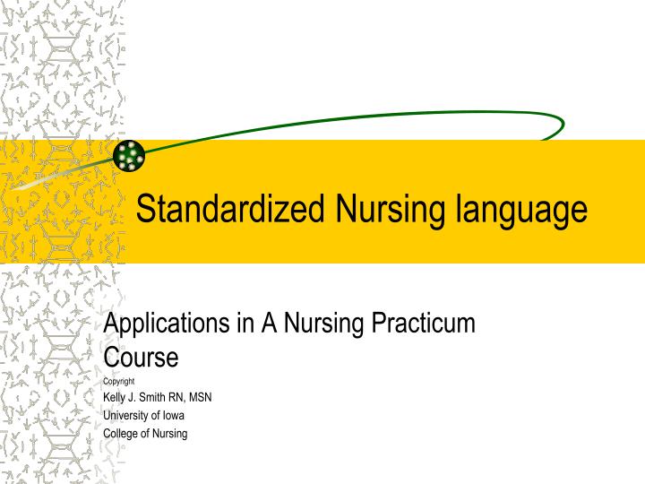 standardized nursing language