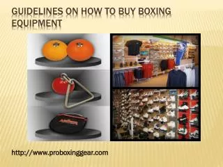 Guidelines on how to buy boxing equipment