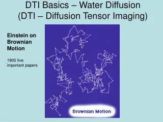 DTI Basics – Water Diffusion (DTI – Diffusion Tensor Imaging)