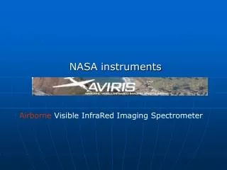 NASA instruments