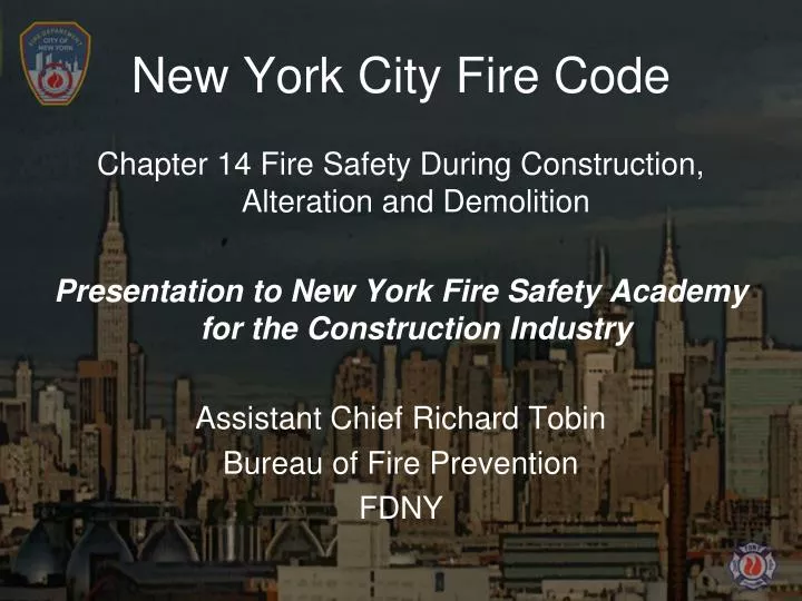 new york city fire code