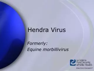 Hendra Virus