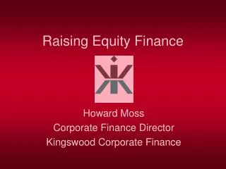 Raising Equity Finance
