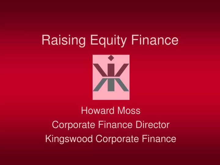 raising equity finance