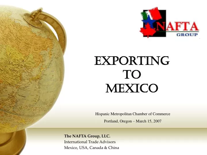 exporting to mexico
